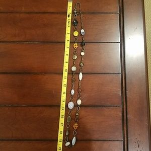 Multi-designed beaded necklace